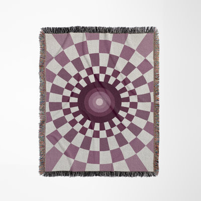 Jeté en mélange de coton Bullseye