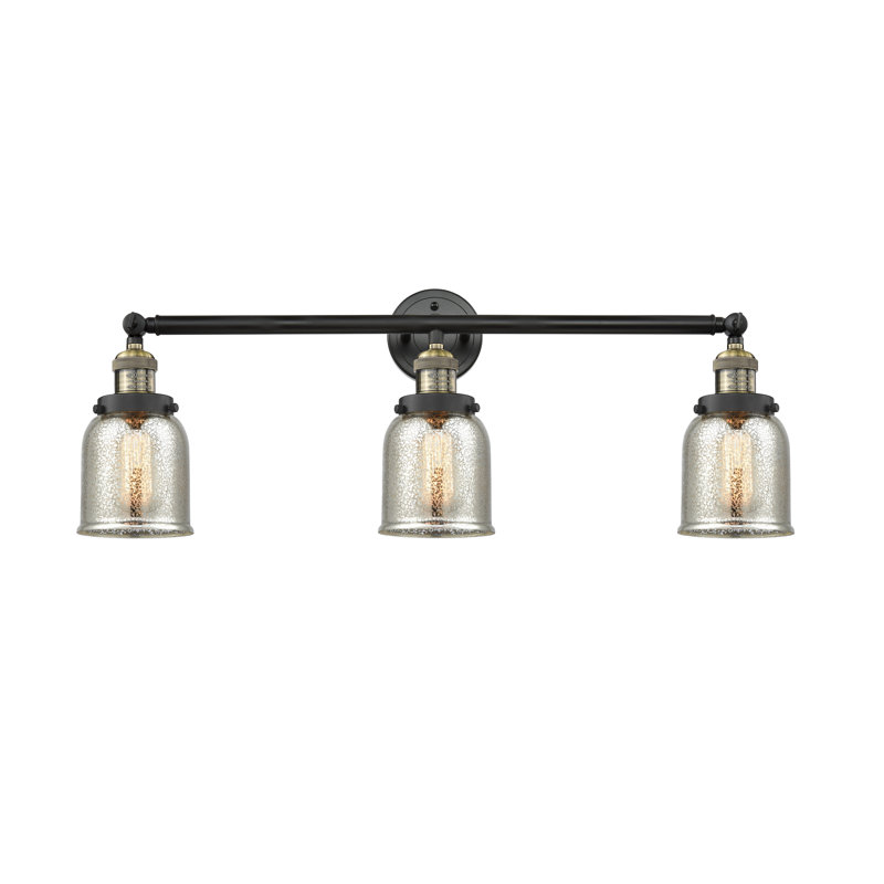 3 - Light Dimmable LED Bath Bar, Black Antique Brass