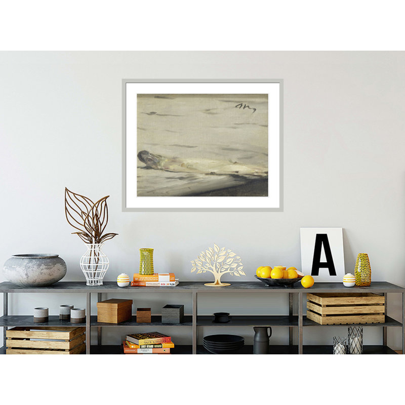 «Asperge» par estampe numérique encadrée, 33.5" H x 40.68" W