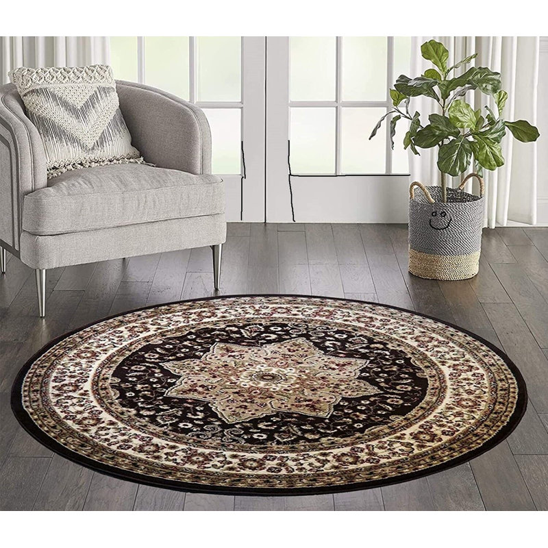 Round Steveson 120cm X 120cm Area Rug