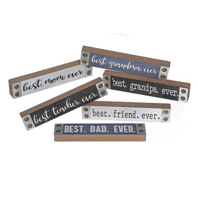 Text & Numbers Box Signs & Plaques