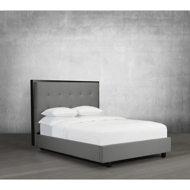 Tête de lit à panneau rembourré Weon, Anthracite, Grand