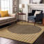 Tapis lavable à la machine de qualité supérieure à rayures AMF994-1161989605