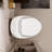 Glossy White Egg Shape Bathroom Toilet - 1.28 Single Flush, Fade- Surface, User- Ceramic In Heat-Insulating,