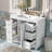 Bathroom Vanity With Ceramic Sink Combo-195376862