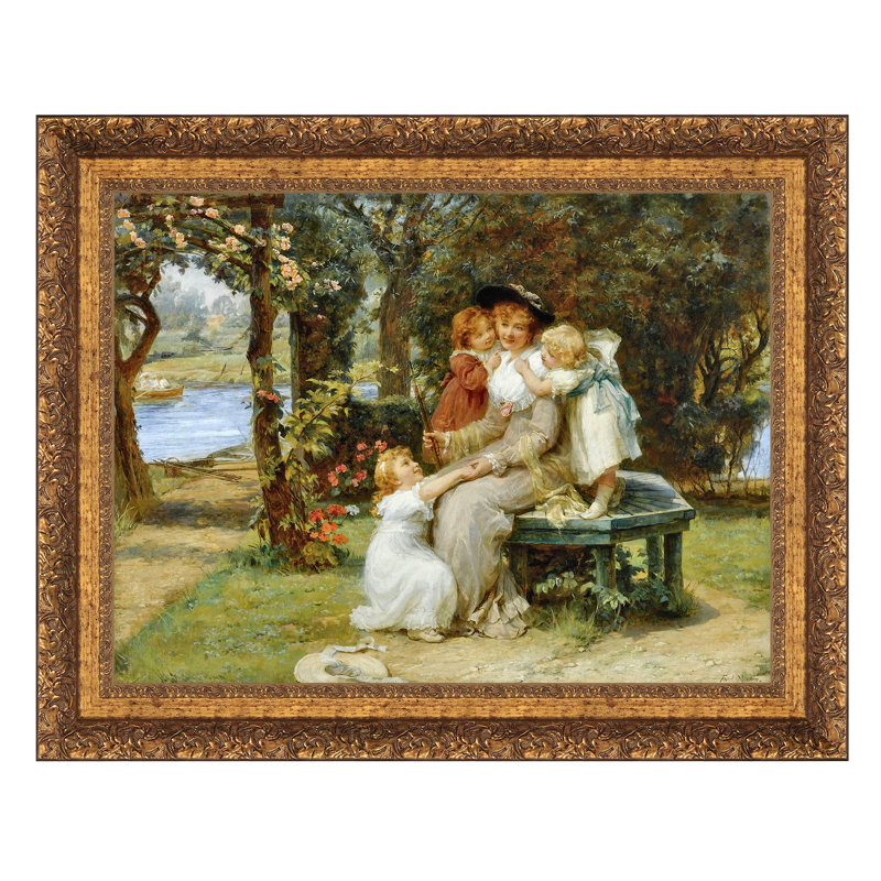 "Me Too" par Frederick Morgan sur toile, H 20 po x l 25 po