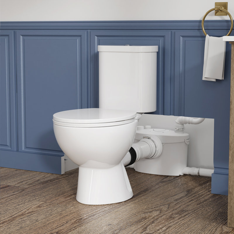 Williston Forge Astryd 4L LPF Round Two-Piece Toilet (Seat Included) Back to Wall Toilet