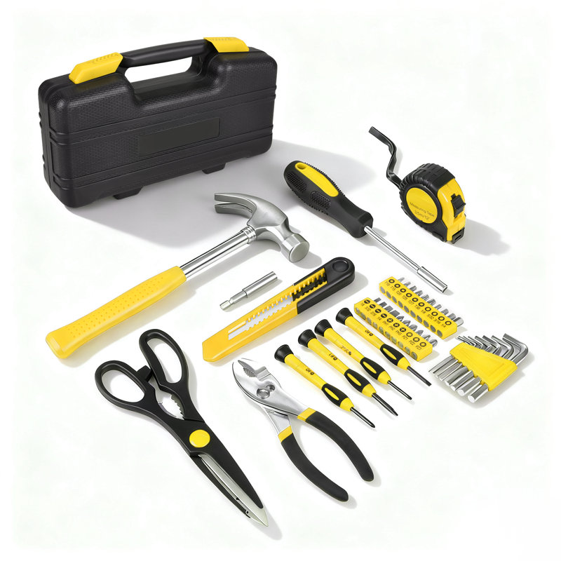 Trousse à outils 39 pièces pour la maison avec trousse de rangement Outils de réparation essentiels pour le bricolage et l'entretien