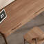 Bureau d'ordinateur en bois massif Oneika H 29,52 po x l 62,99 po x P 23,62 po-637996461