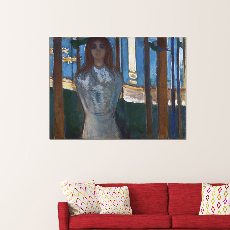 Edvard Munch - Wrapped Canvas Painting, 90cm H x 120cm W x 1.8cm D