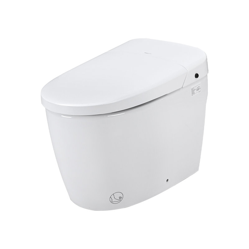Smart Toilet With Night , Off Flush, Heated Seat. Ceramic, 18.84In Height, 100.31Lb Package Weight Ceramic Toilet, Auto Side Knob Control. 30.9In Depth, Seat, Silent Slow Down