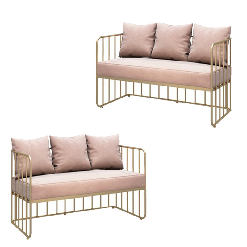 Banc de rangement Nordic Simple, Rose