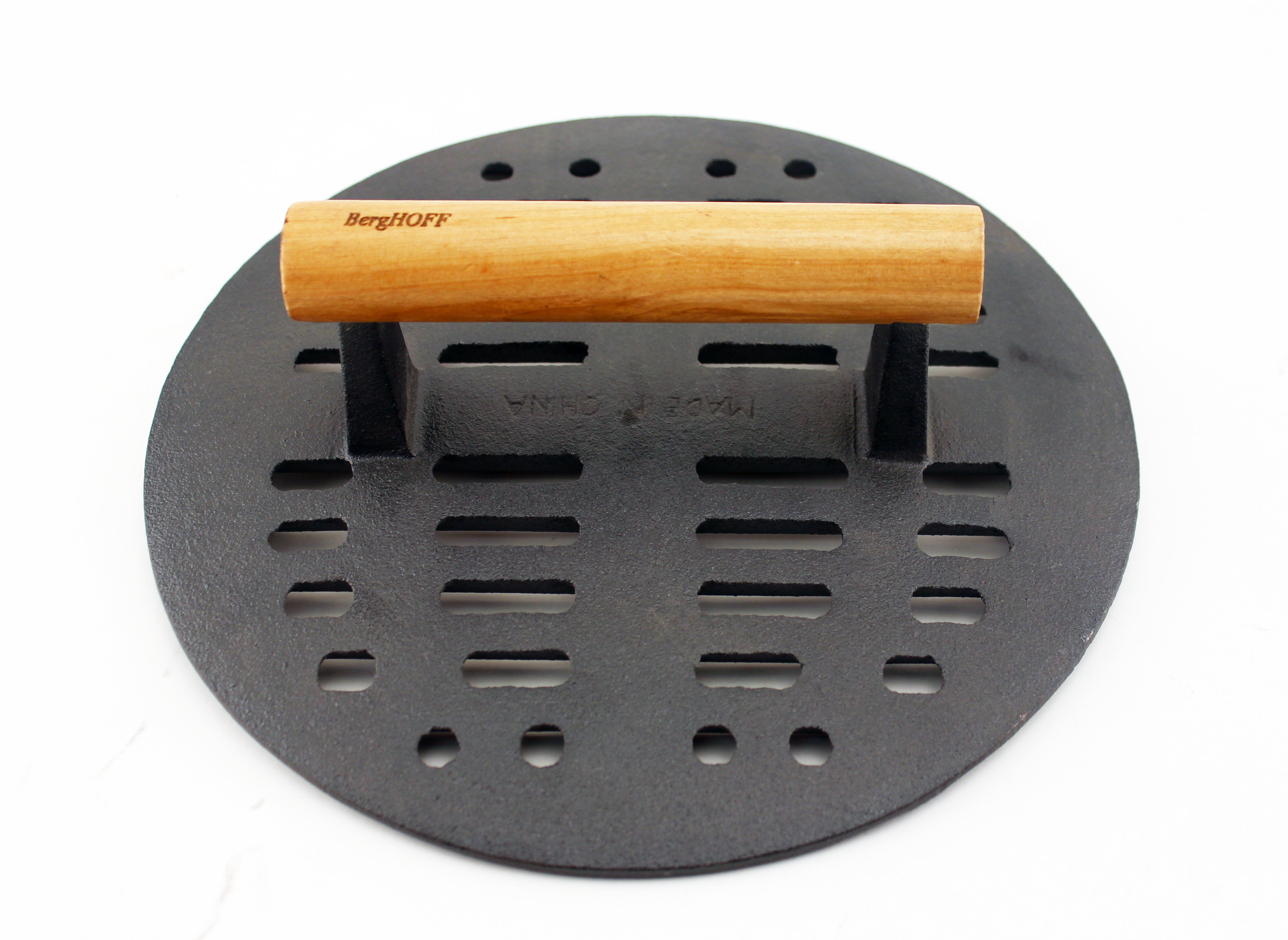 BergHOFF CooknCo Cast Iron Dishwasher Safe Grill Press & Reviews Wayfair