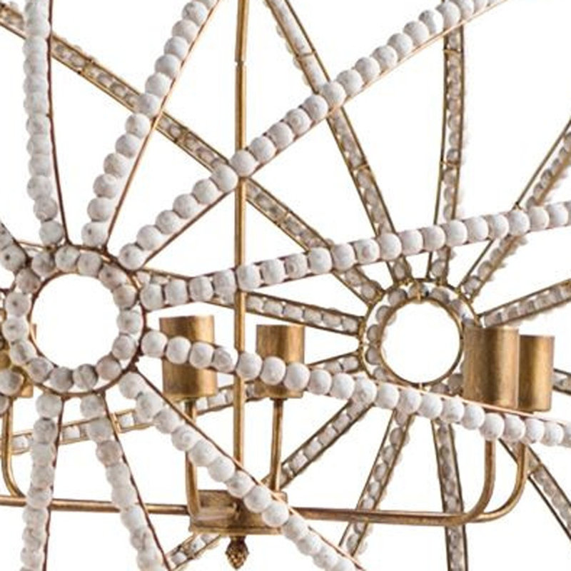 6 - Light Steel Chandelier