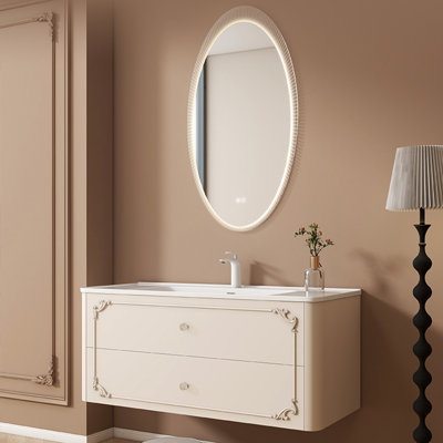 Armoire de salle de bain simple de style français