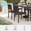 Martha Stewart Bedford Outdoor Rattan Wicker Stackable Side Dining Chair-109713888