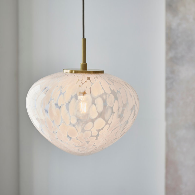 Alsie 1 - Light Satin Brass Dome Pendant