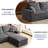 Boneless L-Shaped Sectional Sofa-1535230269