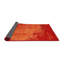 Tapis contemporain rouge / jaune Rosa-1561024121