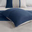 Ensemble d'édredon en faux suède 7 pièces Blue Queen-117517628-117517632
