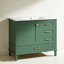 Meuble-lavabo moderne 36 po avec cadre en pin massif, 1 porte à fermeture douce et 3 tiroirs, armoire de rangement moderne-1524916072