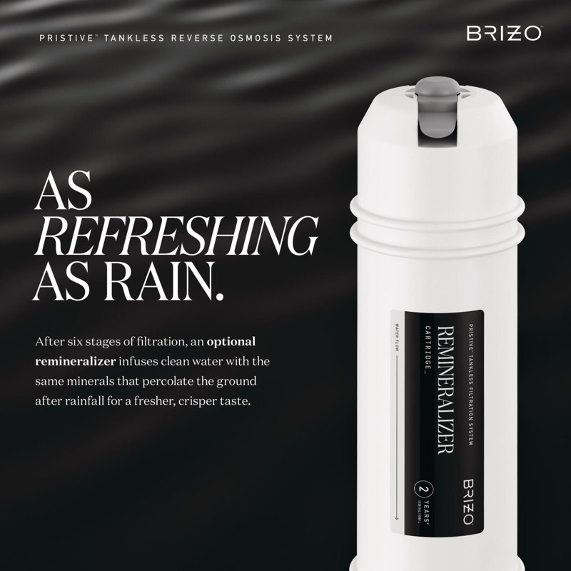 Brizo Pristive™: Tankless Under Sink 6-Stage Reverse Osmosis System