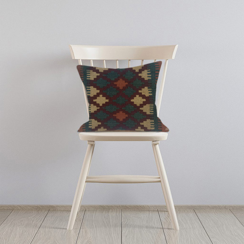 Tom Indoor / Outdoor Geometric Rectangular Throw Pillow Cover