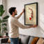 Ascending Koi Japandi - Framed Print-1523203112-1523203113