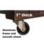 Bac à plantes carré en acacia 11,8 po (paquet de 2)