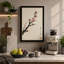 Blossom Branch Japandi - Wrapped Canvas-1901046684-1901046685