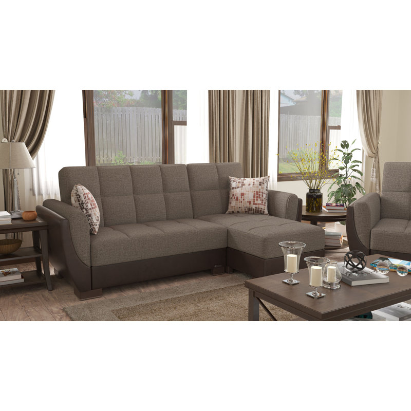 Chaise longue convertible avec rangement PrimeNest SkyHaven
