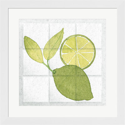 Citrus Tile VII By Elyse Deneige, Framed Wall Art