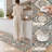 Floral Geometric Non-Slip Washable Kitchen Mats