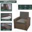 Leonarda Rattan Wicker 2 - Person Seating Group with Cushions-880003682