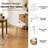 Stackable Dining Side Chairs with Floral Cutout Back and Stainless Steel Legs – Modern Kitchen, Restaurant, or Banquet Seating-2141165644-2036534032