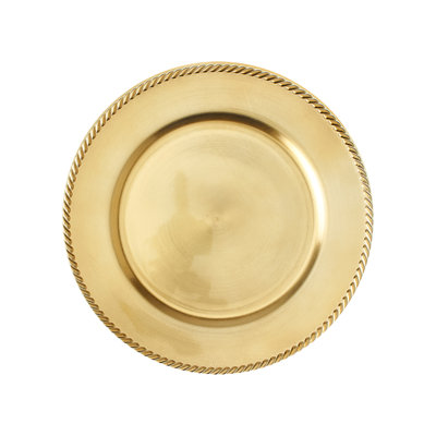 Plat de présentation en plastique 13 po-argent