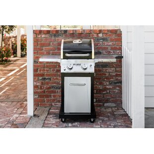 2-Burner Propane Gas Grill with Griddle Top with 19,000 BTUs