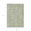 Tapis intérieur lavable rayé ivoire 9 pi x 12 pi