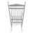 White Balcony Porch Rocking Chair For Adults - Outdoor Rocker-1389028863