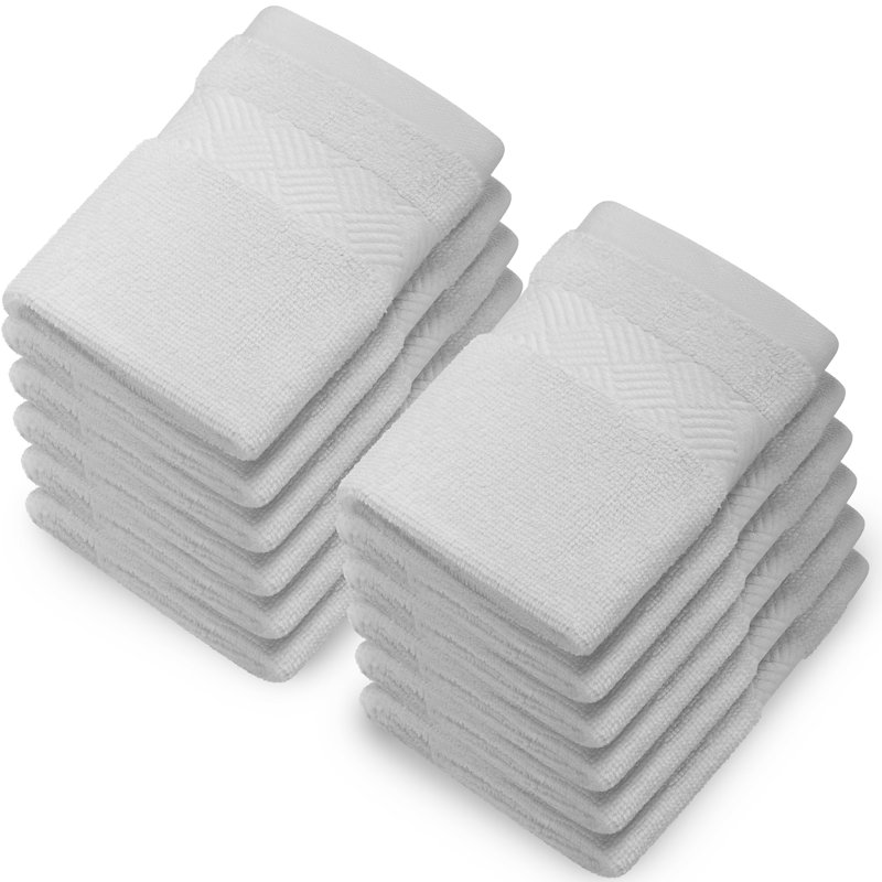 Essuie-mains 100% coton Kadaija, Blanc