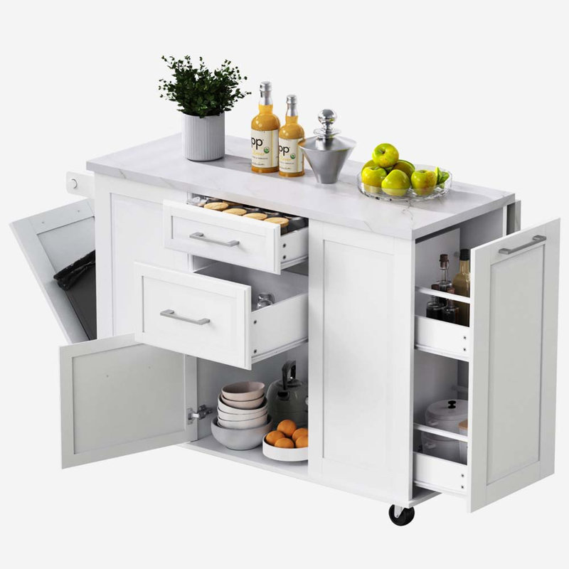 Îlot de cuisine, White