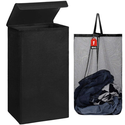 Bhargava Fabric Laundry Hamper with Handles