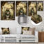 Bears Bathroom Break 2 - Toilette, art mural en métal-847832003