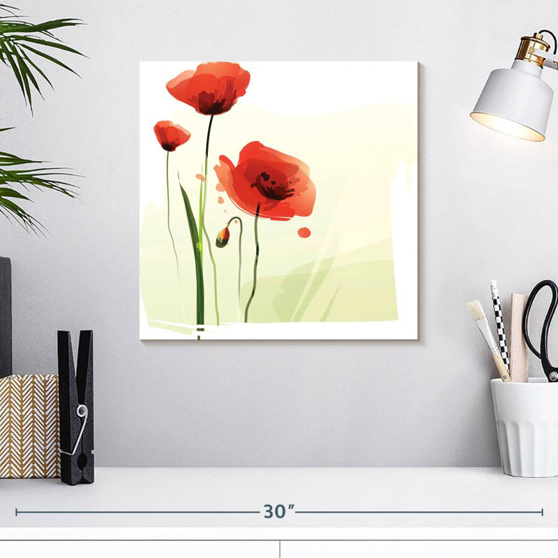 Coquelicots Harnek, H 16 po x l 16 po