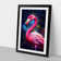 Flamingo Digital - Single Picture Frame Print on Wood