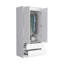 Armoire 2 tiroirs, porte double, tringle-1137457275