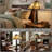 Millwood Pines 24" Tiffany-Style Table Lamp – Mission-Design Art Glass Lighting with 2 LED Bulbs Included – Vintage-Look Handcrafted Room Décor