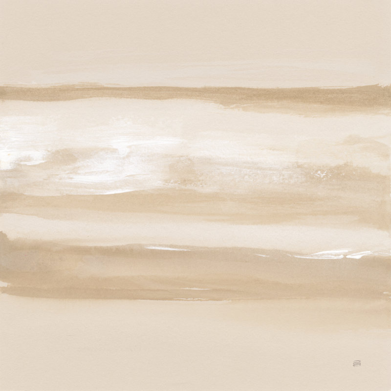 Neutral Slate IV by Chris Paschke - Wrapped Canvas Painting, 30cm H x 30cm W