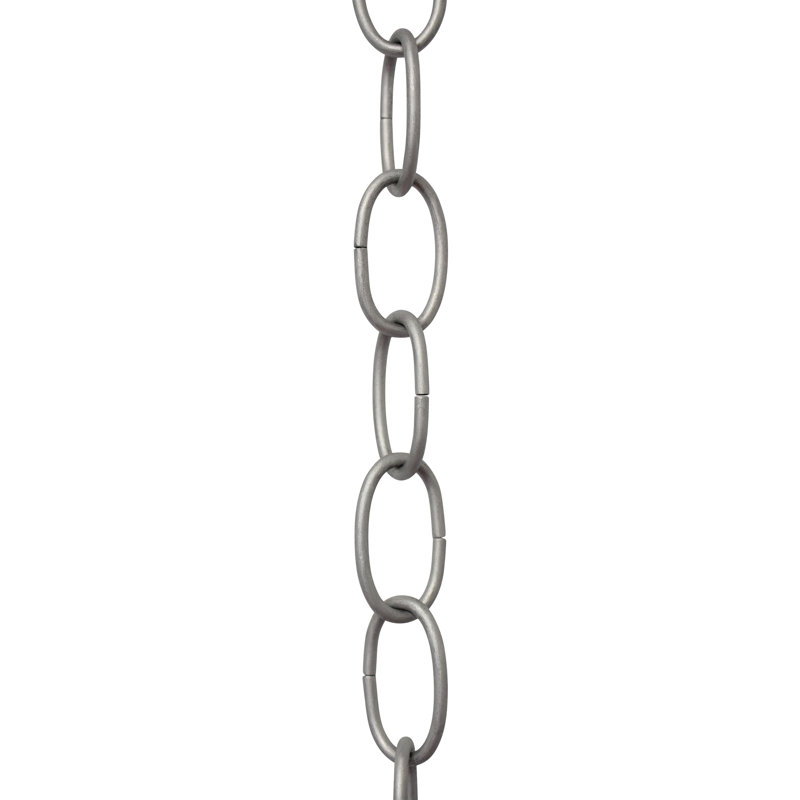 Micro chaîne d'éclairage à maillon standard ou casse-chaîne (3 pieds), Chrome satiné
