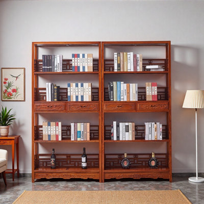 New Chinese Minimalist Style Bookcase